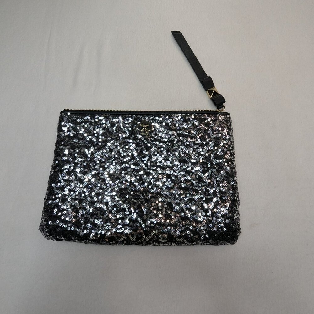 Kate Spade New York “Georgie” Leroy Street Sequin Zip Clutch